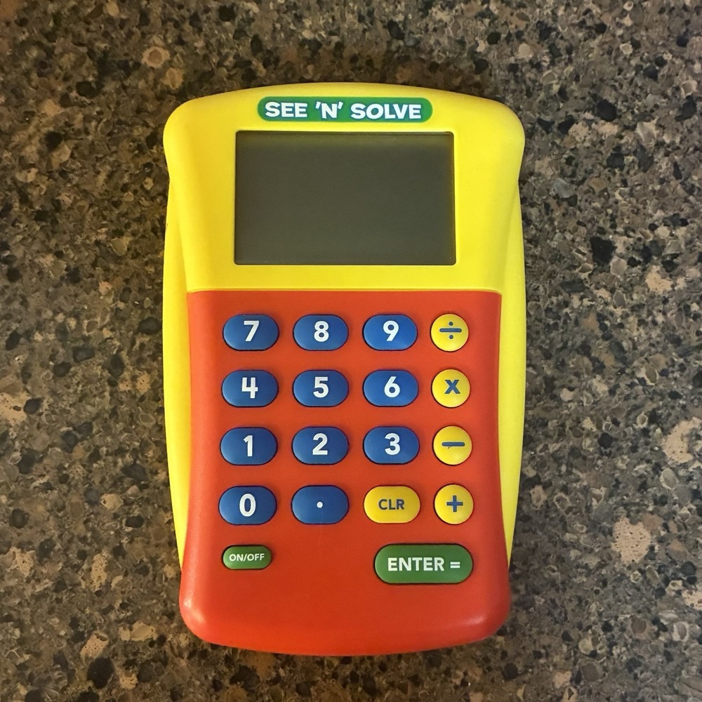 Educational Insights See 'n' Solve Calculator Math Learning Tool TESTED Works